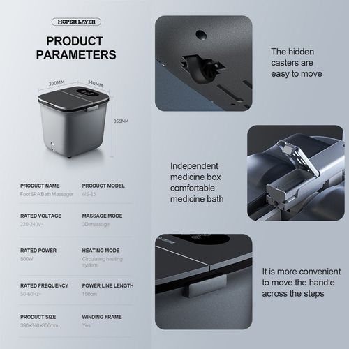 Foot Bath Massager WS-15 - HaHaHome