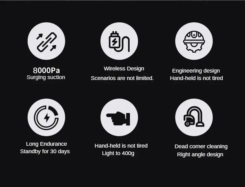 Handheld Vacuum Cleaner With Light - HaHaHome