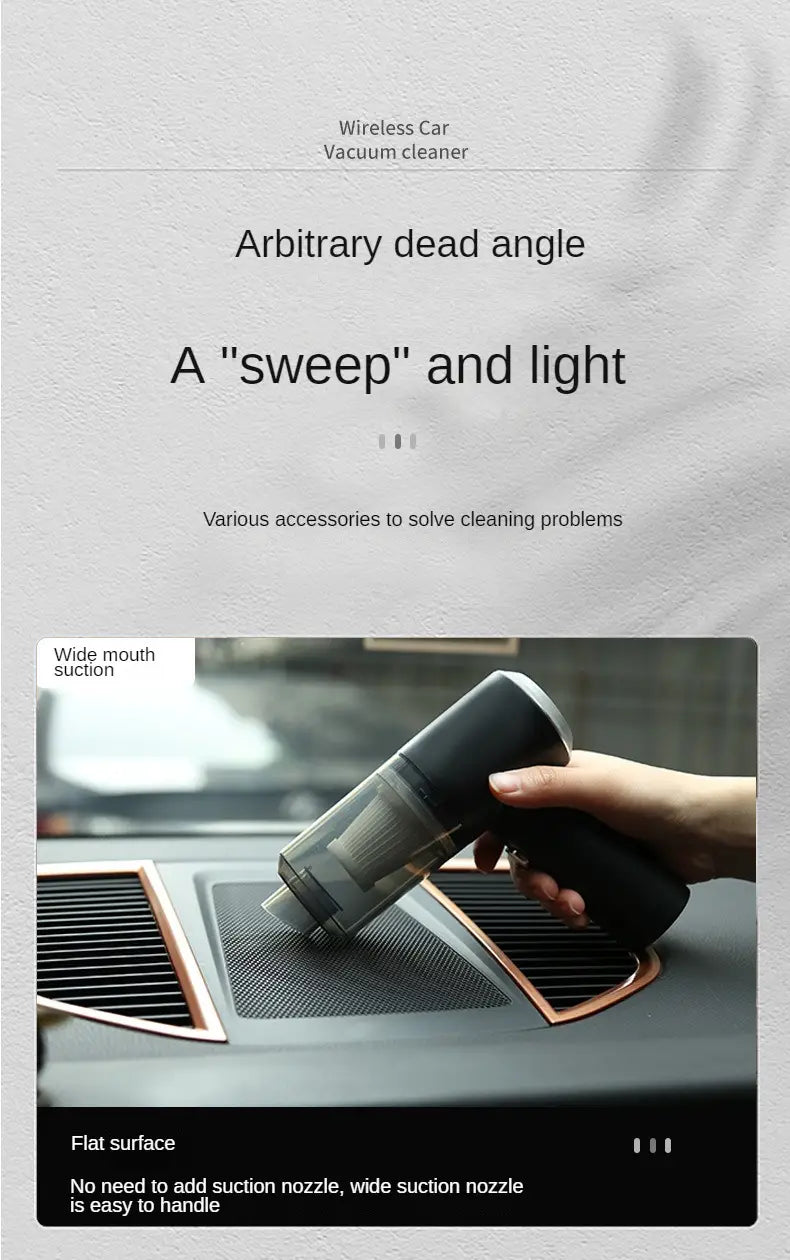 Handheld Vacuum Cleaner With Light - HaHaHome