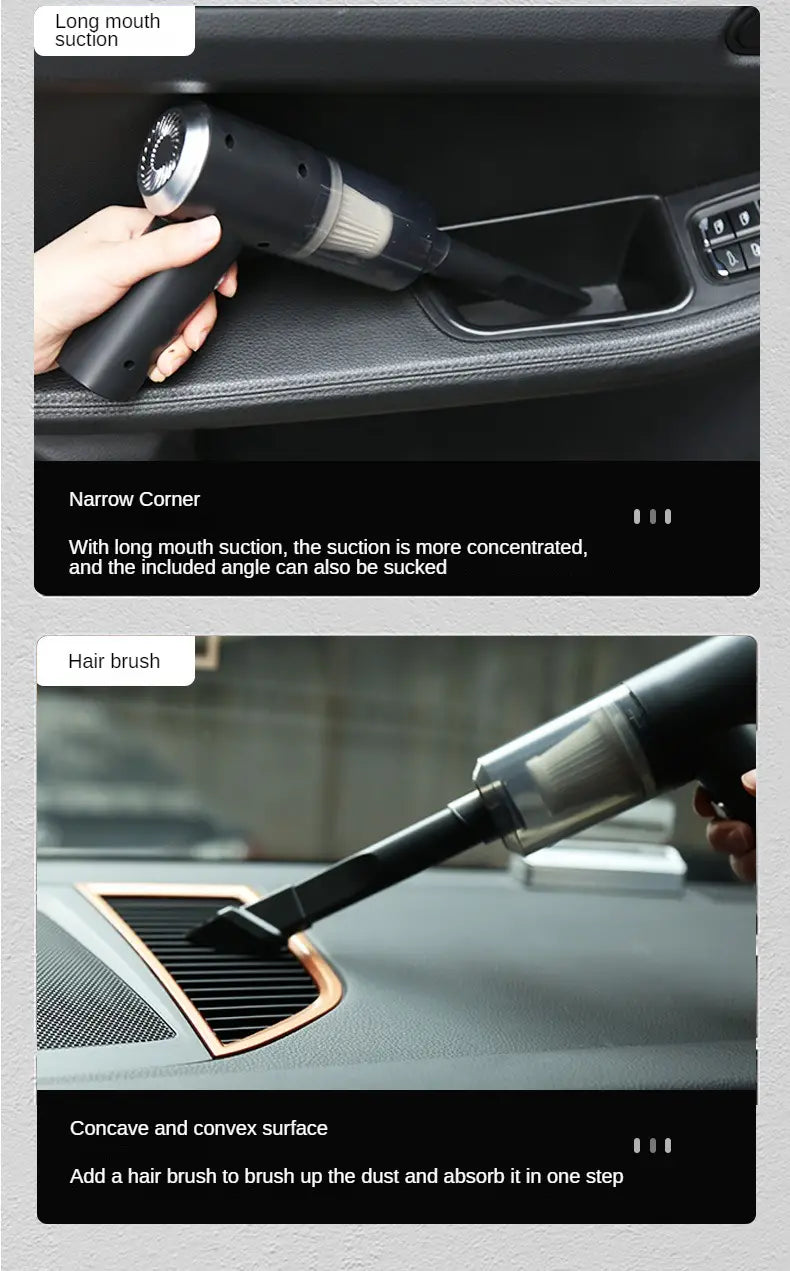 Handheld Vacuum Cleaner With Light - HaHaHome