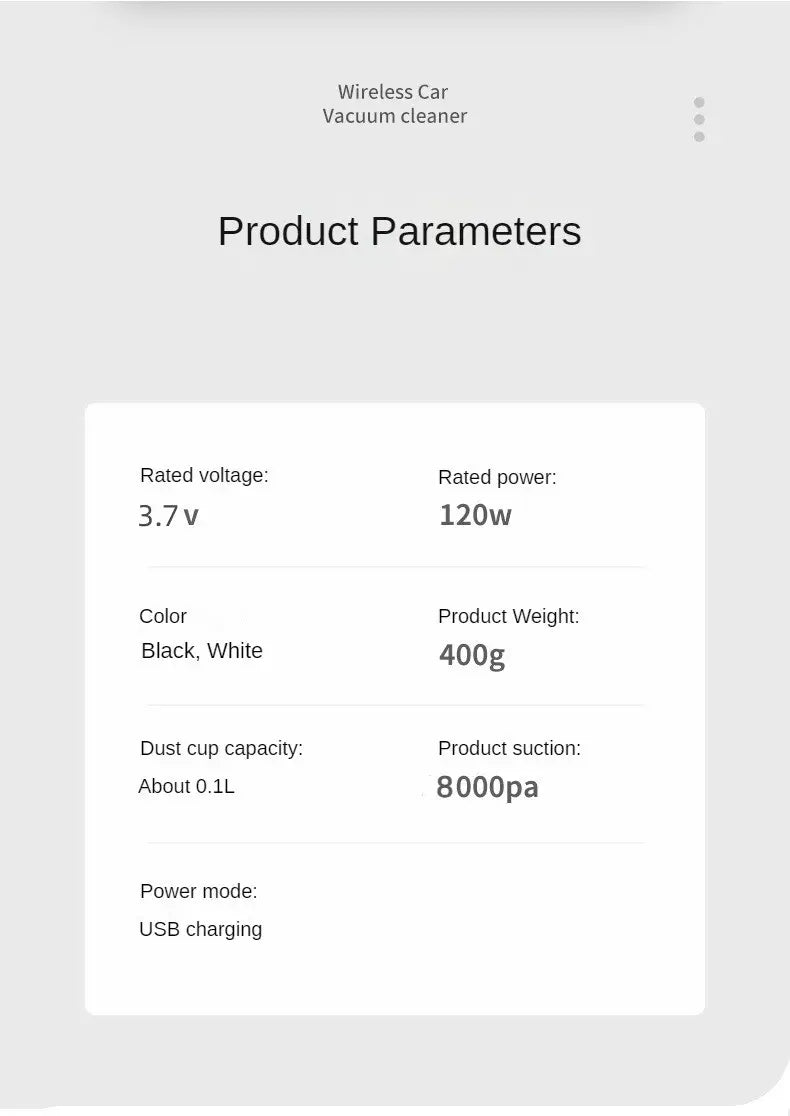 Handheld Vacuum Cleaner With Light - HaHaHome