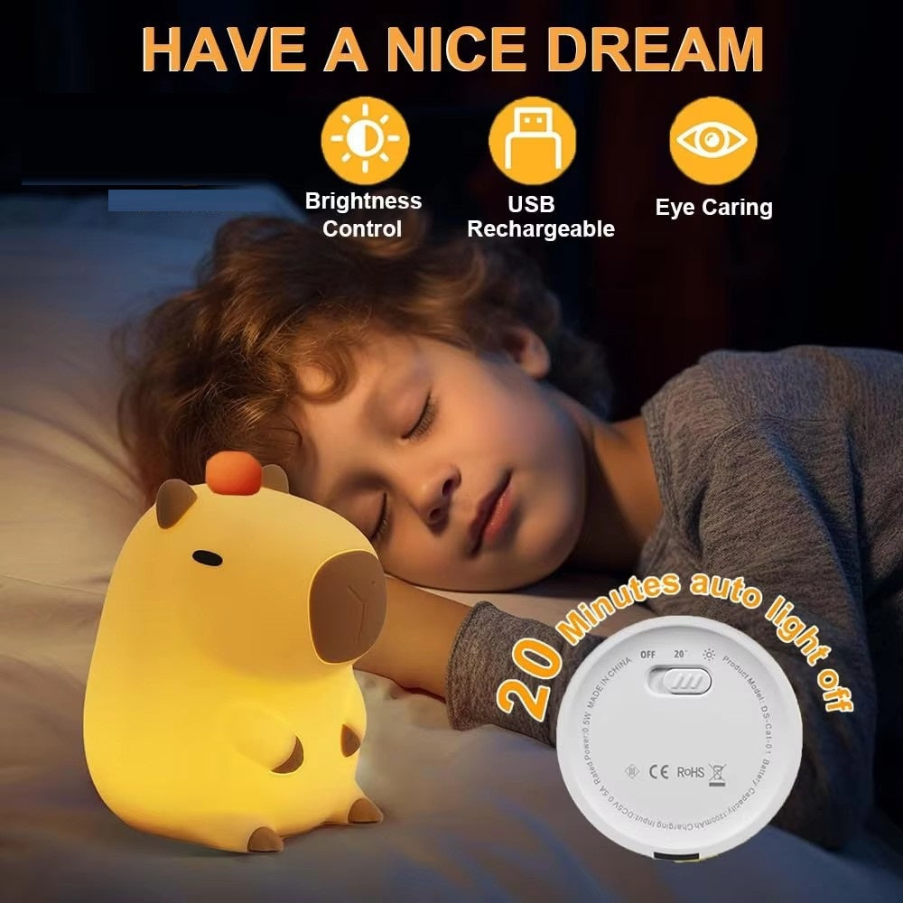 Capybara Night Light