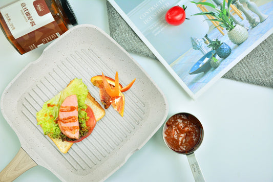 30cm Granite Grill Pan With Spout