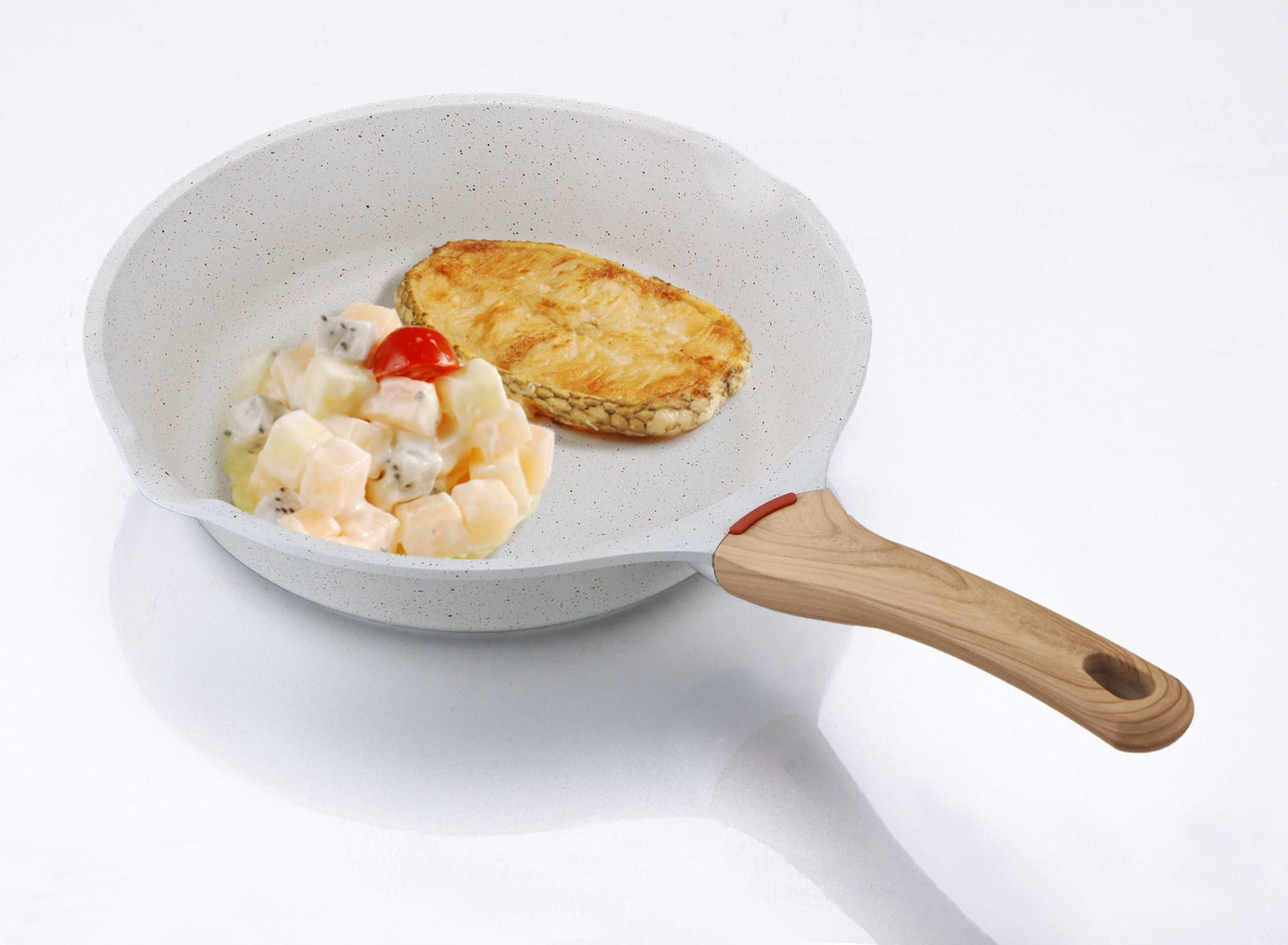 2 Piece Granite Frying and Grill pan set