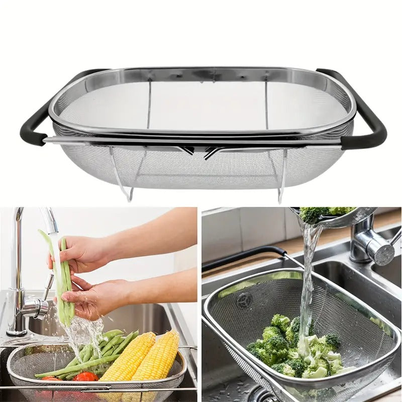 Metal Mesh Sink Basket - HaHaHome