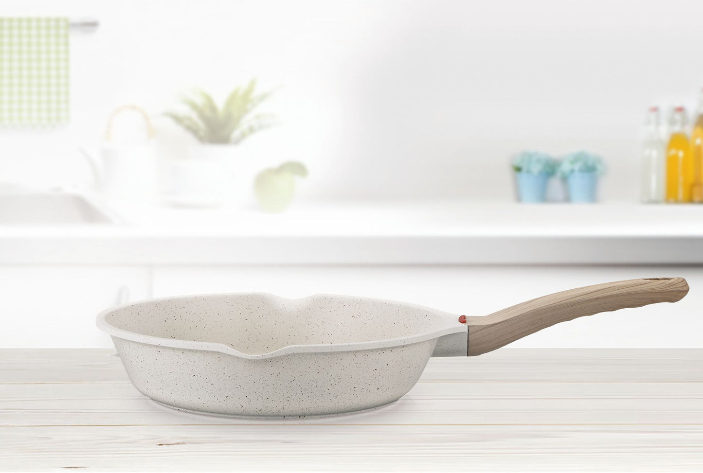 2 Piece Granite Frying and Grill pan set