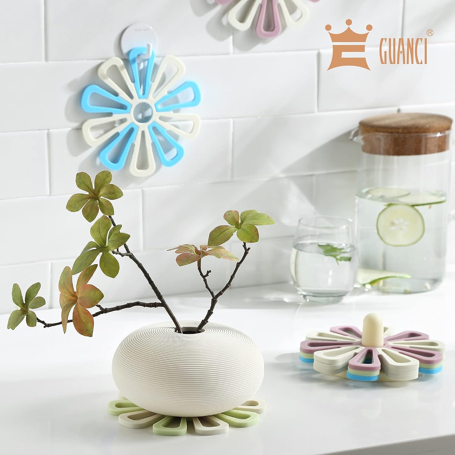 Set of 6 Silicone Trivet Mat - HaHaHome